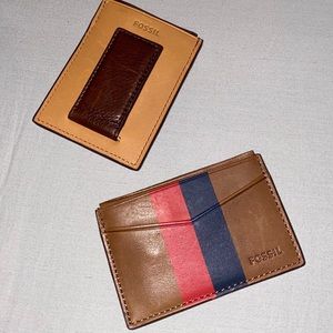 Fossil Leather Cardholders
